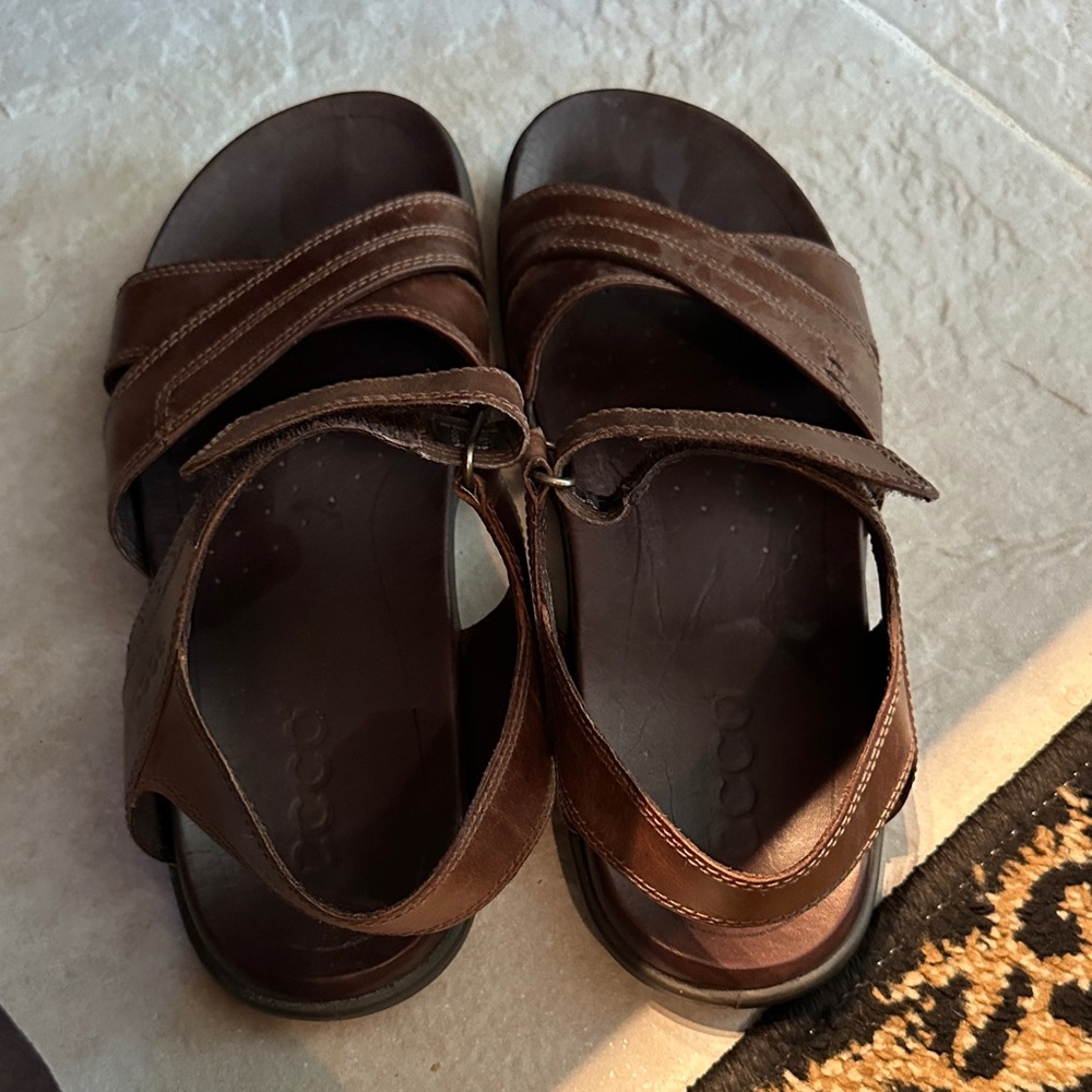 Ecco Brown Men's Sandals
